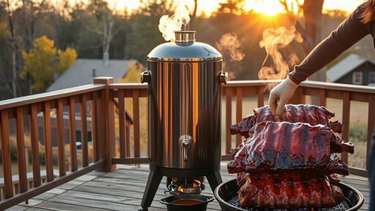 smoking meat with water smoker