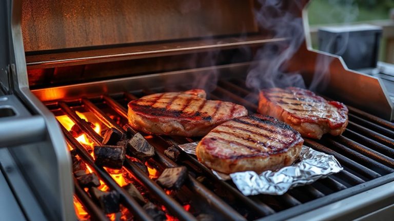 smoky flavor gas grill