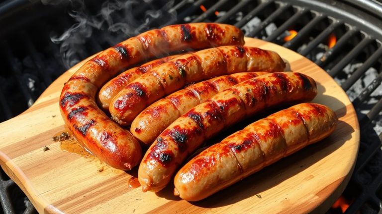 smoky juicy bbq sausages