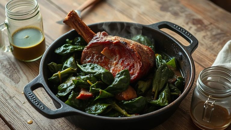 southern braised collard greens