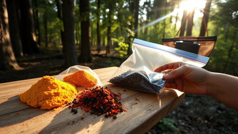 spice packaging for outdoors
