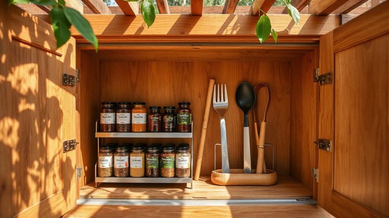 spice rack utensil organization