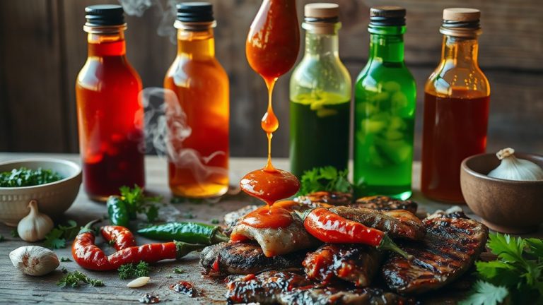 spicy sauces delivering heat flavor