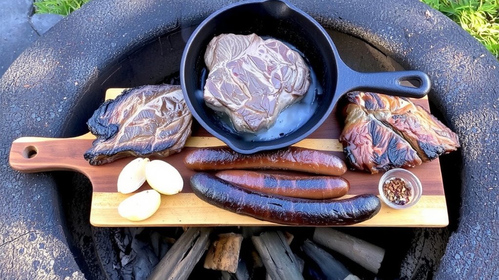 spicy smoked sausage depth