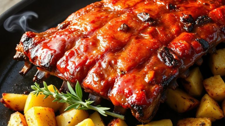 spicy sweet jamaican jerk pineapple glaze