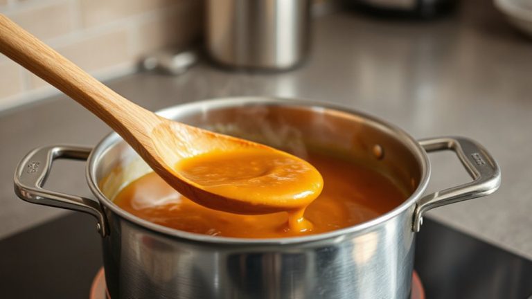 stir sauces periodically while hot holding