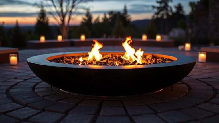 stylish safe fire pit rings