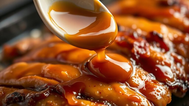 sugar glaze basting technique