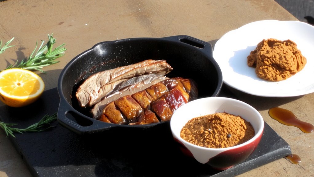sweet savory smoke crust balance