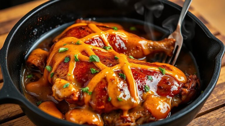 tarragon infused bbq cream sauce