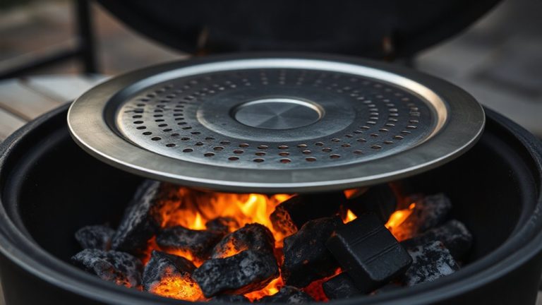 temperature dampener plate for grills