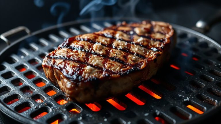 thin grill high heat searing