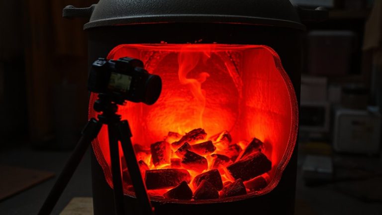 timelapse analysis of charcoal burn