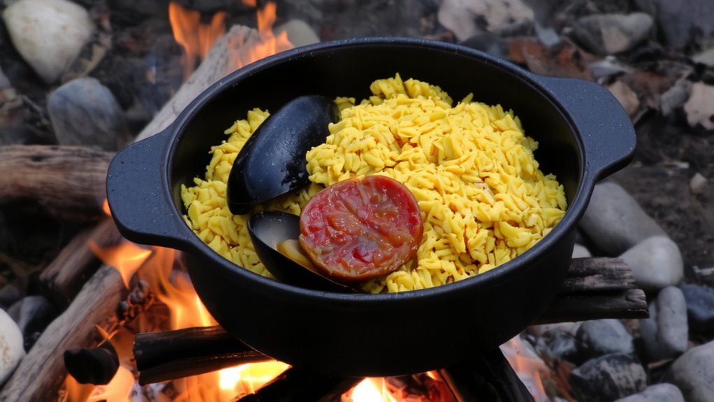 toast rice layer ingredients carefully