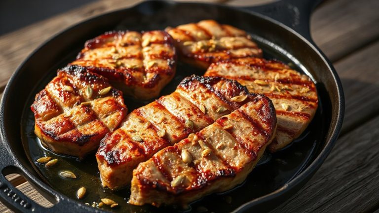 toasting fennel in sausage style pork