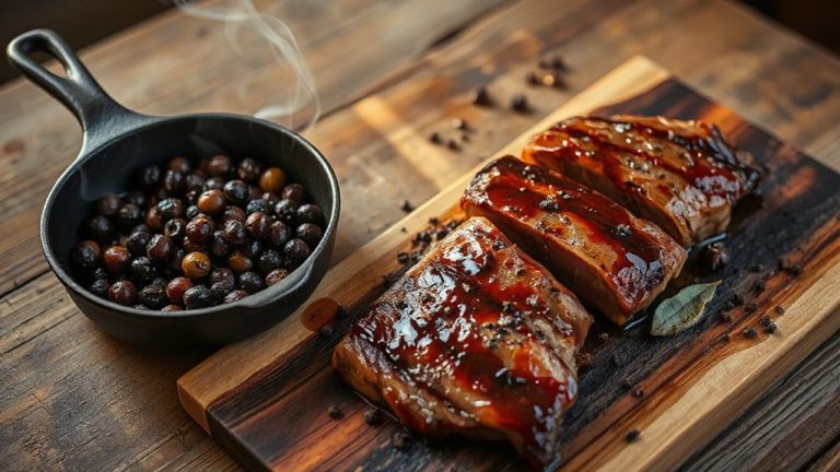 toasting juniper for gamey meats
