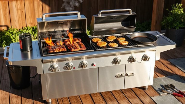 top rated versatile outdoor combo grills