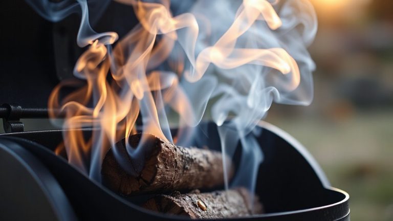 two wood smoke layering technique