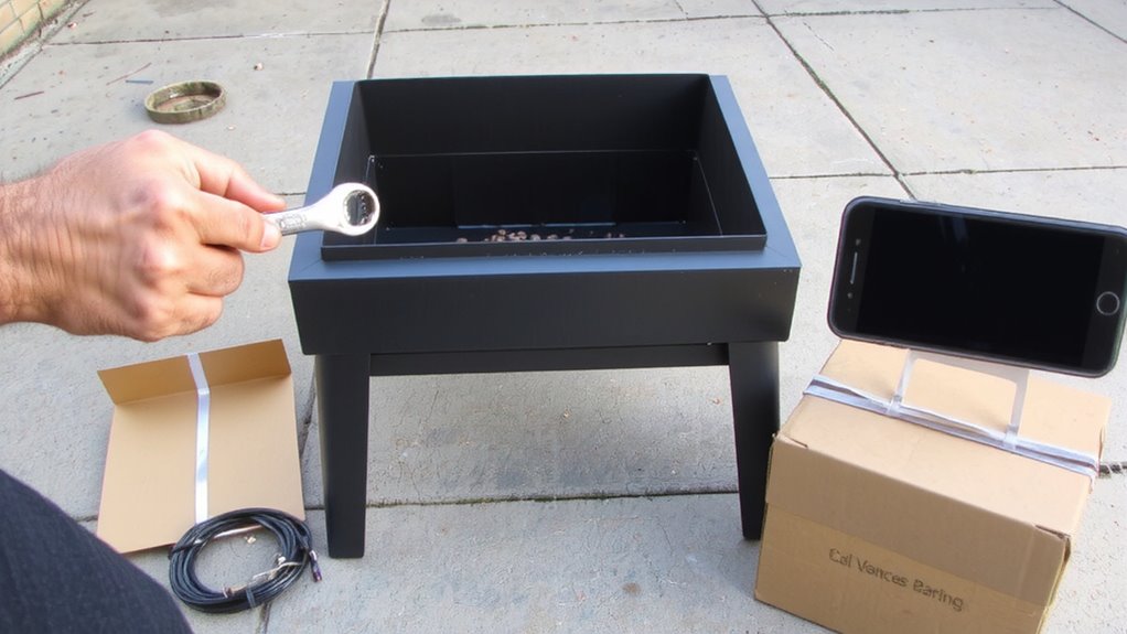 unbox assemble test register