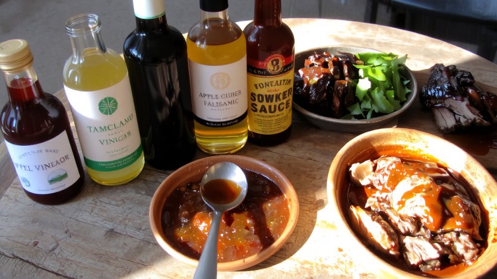 vinegar defines regional bbq