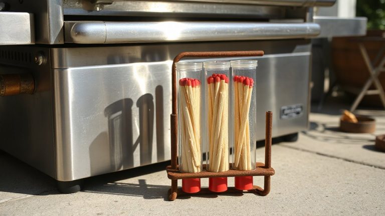 waterproof tubes near grills