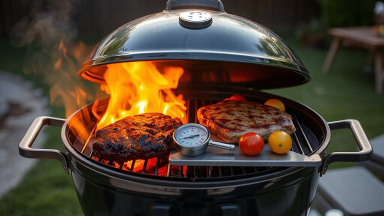 weber kettle two zone setup