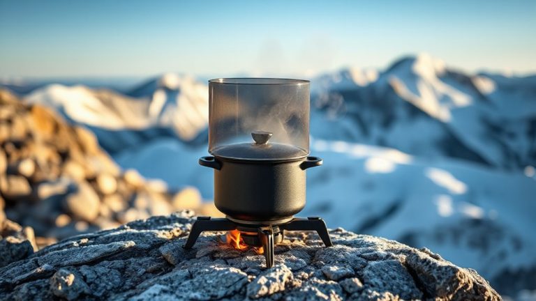 wind resistant stove for high altitude cooking