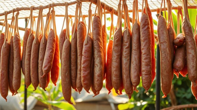 wind sheltered insect free lamb drying