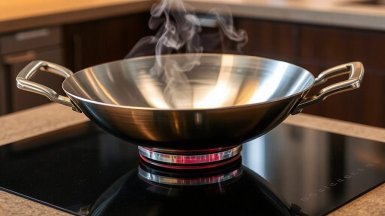 wok attached induction smoking burners