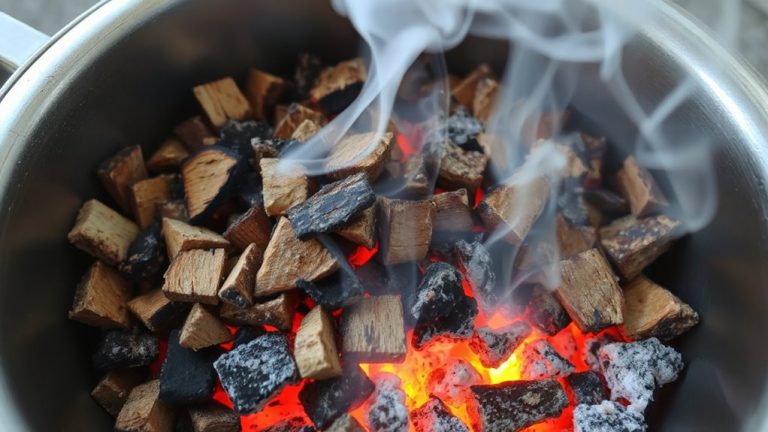 wood chip size and burn temperature adjustments