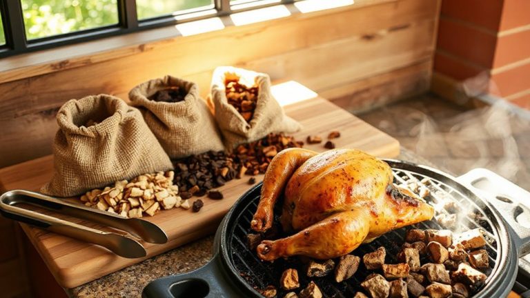 wood chips for grilled chicken