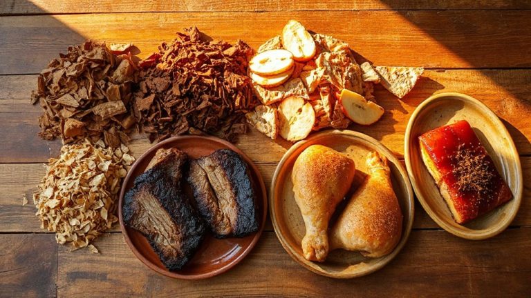 wood chips for meat smoking