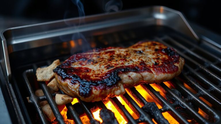wood chips on gas grill