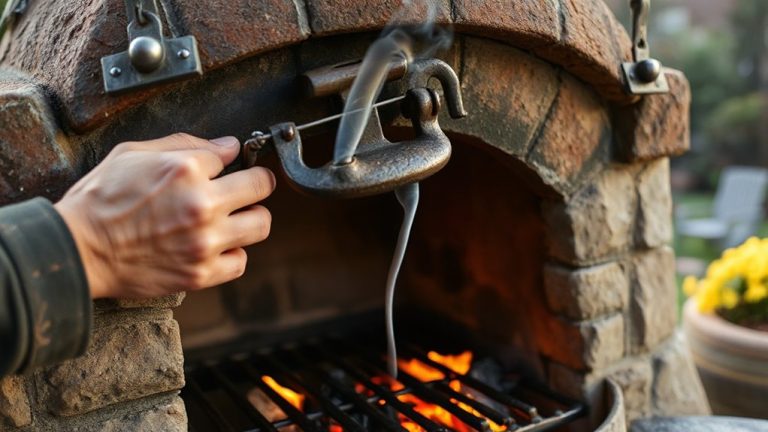 wood grill draft control