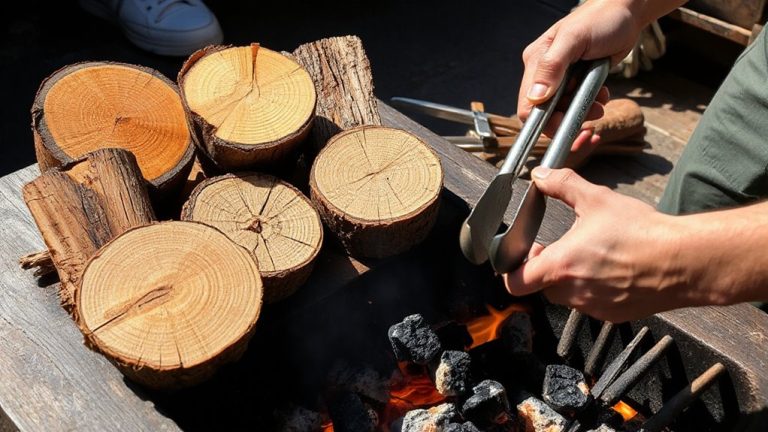 wood selection for flavor and heat
