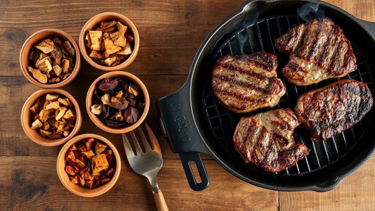 wood types flavor grilled meats