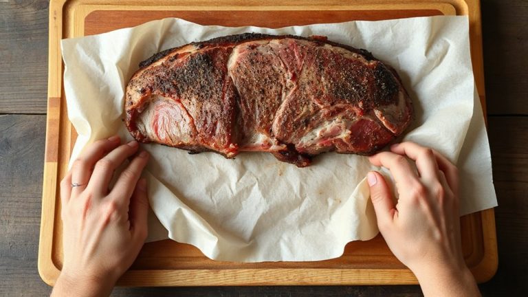 wrap meat tightly